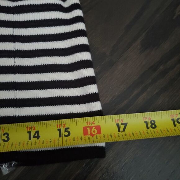 NWT Talbots XS Women's Black White Striped Blazer Suit Jacket - Picture 12 of 14